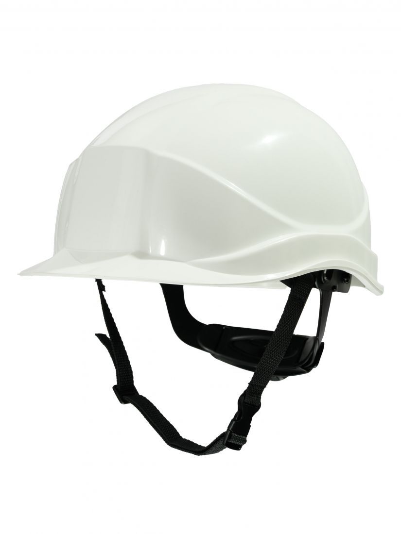 Каска защитная URAL (УРАЛ) белая с храповым механизмом